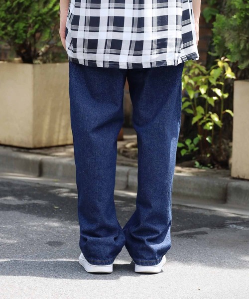 Dickies(ディッキーズ)の「Dickies/ディッキーズ REGULAR STRAIGHT FIT 5-POCKET DENIM JEANS デニムパンツ(デニムパンツ・メンズ・ワンウォッシュ/ライトブルー/インディゴブルー・32/34/36/30/34inch/32inch/30inch/36inch)」の5枚目の写真