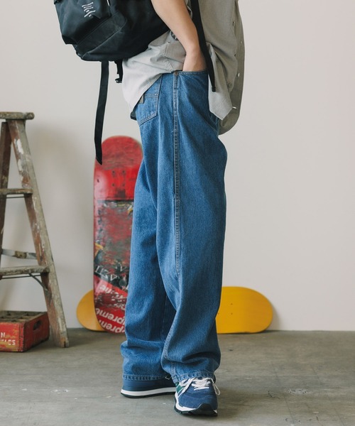 Dickies(ディッキーズ)の「Dickies/ディッキーズ REGULAR STRAIGHT FIT 5-POCKET DENIM JEANS デニムパンツ(デニムパンツ・メンズ・ワンウォッシュ/ライトブルー/インディゴブルー・32/34/36/30/34inch/32inch/30inch/36inch)」の20枚目の写真