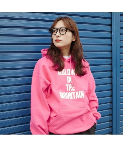 MOUNTAIN RESEARCH(マウンテンリサーチ)の「【MOUNTAIN RESEARCH】マウンテンリサーチ H.I.T.M Parka(スウェット・メンズ・ピンク/ミント・LARGE/X-LARGE/XX-LARGE)」の2枚目の写真