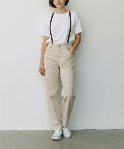 An+u（アンユー）の「レザーサスペンダー（サスペンダー・メンズ・ダークブラウン/ブラック・FREE）」の10枚目の写真