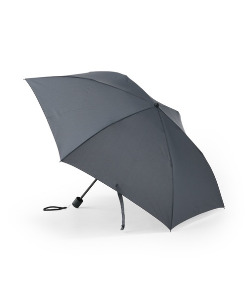 無印良品（ムジルシリョウヒン）の「晴雨兼用　２通りにたためる　折りたたみ傘（折りたたみ傘・レディース・ブラック/ネイビー・55cm）」の2枚目の写真