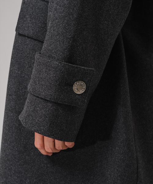 Mackintosh(マッキントッシュ)の「MACKINTOSH(マッキントッシュ) 別注 HUMBIE/ハンビー(ステンカラーコート・メンズ・チャコールグレー/ブラック/ネイビー・38/36/40)」の11枚目の写真