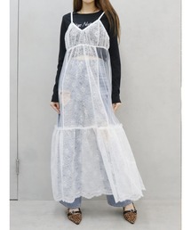 EVRIS | レースコンビロングキャミワンピース(ワンピース)