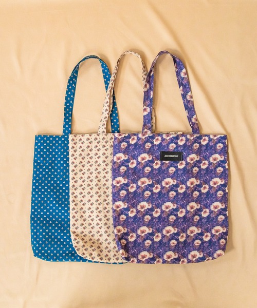 ACCOMMODE(アコモデ)の「レトロアソートトートバッグ(トートバッグ・レディース・ベージュ/パープル/ブルー・FREE)」の18枚目の写真