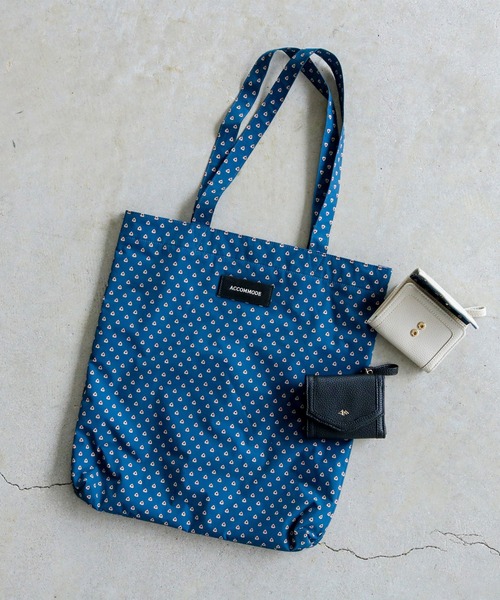 ACCOMMODE(アコモデ)の「レトロアソートトートバッグ(トートバッグ・レディース・ベージュ/パープル/ブルー・FREE)」の19枚目の写真
