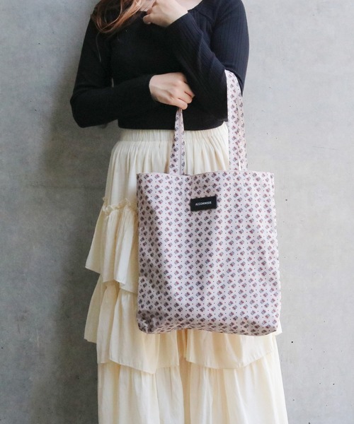 ACCOMMODE(アコモデ)の「レトロアソートトートバッグ(トートバッグ・レディース・ベージュ/パープル/ブルー・FREE)」の20枚目の写真