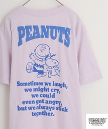 PEANUTS 天竺発泡プリントTシャツ
