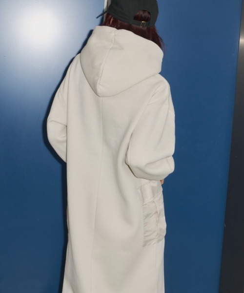 Auntie Rosa Holiday（アンティローザホリデー）の「裏起毛ワークポケットワンピース（ワンピース・レディース・ナチュラル/ブラック・FREE）」の8枚目の写真