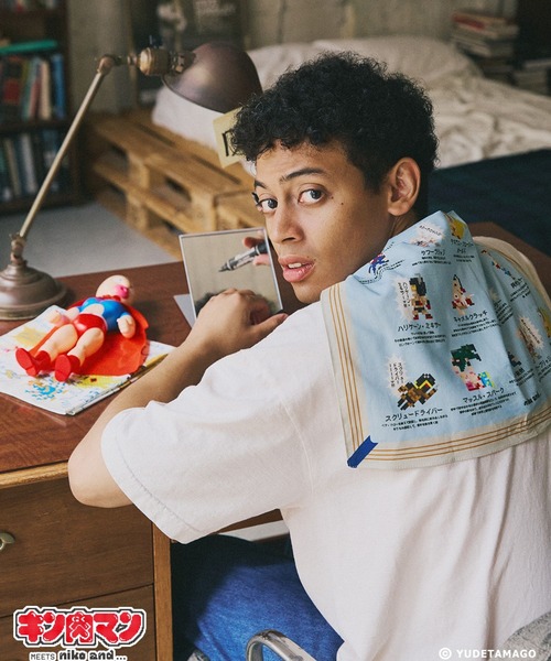 niko and（ニコアンド）の「【キン肉マン】コラボ バンダナハンカチ