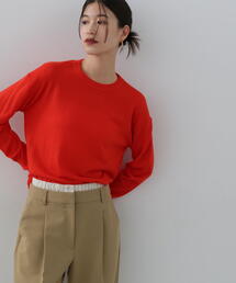 N.（N. Natural Beauty Basic） | ◆ウール混天竺クルーネックニット(ニット/セーター)