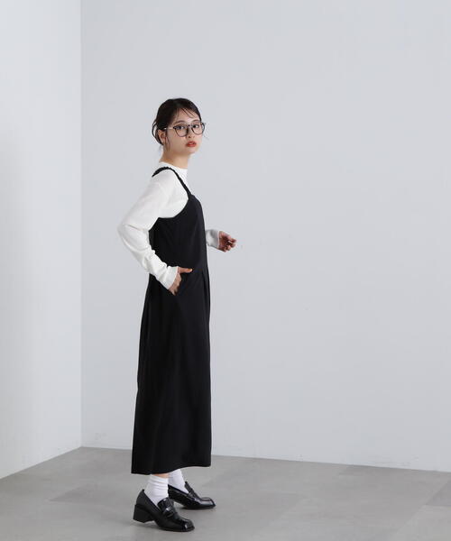 N.（N. Natural Beauty Basic）（エヌエヌナチュラルビューティーベーシック）の「◆ウール混天竺クルーネックニット（ニット/セーター・レディース・オフホワイト/ブラック/レッド/イエロー・MEDIUM）」の7枚目の写真