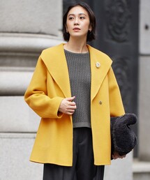 その他アウター（イエロー/黄色系・ウール・ニット