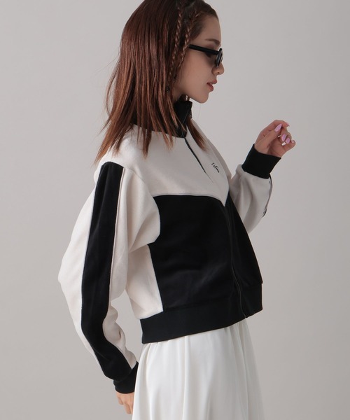 セール】【2024FW】トラックベロアジャケット（ブルゾン）｜FOREVER 21