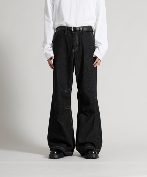 【セール】【aimoha neo】 Retro Chic Bootcut Denim（デニムパンツ）｜aimoha（アイモハ）