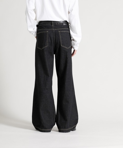 aimoha（アイモハ）の「【aimoha neo】 Retro Chic Bootcut Denim（デニムパンツ・メンズ・ブラック・MEDIUM/LARGE/X-LARGE）」の13枚目の写真