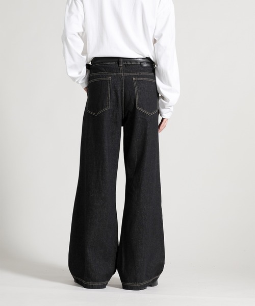 aimoha（アイモハ）の「【aimoha neo】 Retro Chic Bootcut Denim（デニムパンツ・メンズ・ブラック・MEDIUM/LARGE/X-LARGE）」の14枚目の写真