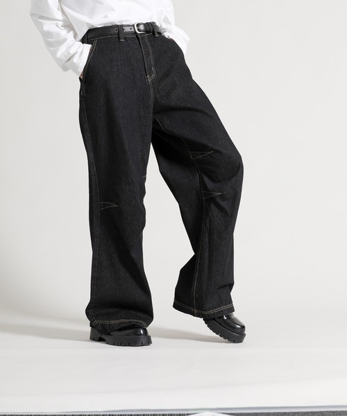aimoha（アイモハ）の「【aimoha neo】 Retro Chic Bootcut Denim（デニムパンツ・メンズ・ブラック・MEDIUM/LARGE/X-LARGE）」の16枚目の写真