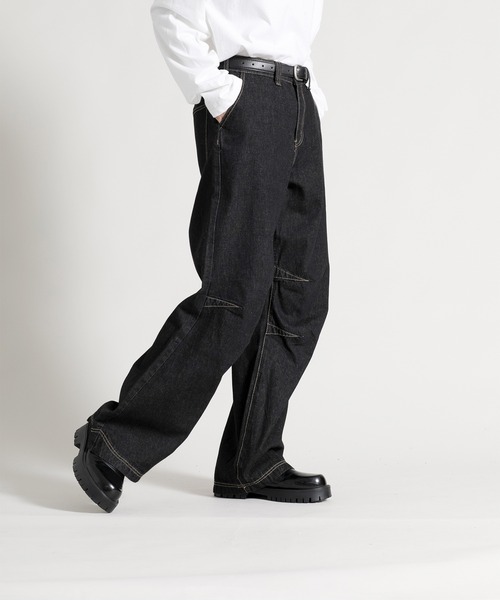 aimoha（アイモハ）の「【aimoha neo】 Retro Chic Bootcut Denim（デニムパンツ・メンズ・ブラック・MEDIUM/LARGE/X-LARGE）」の18枚目の写真