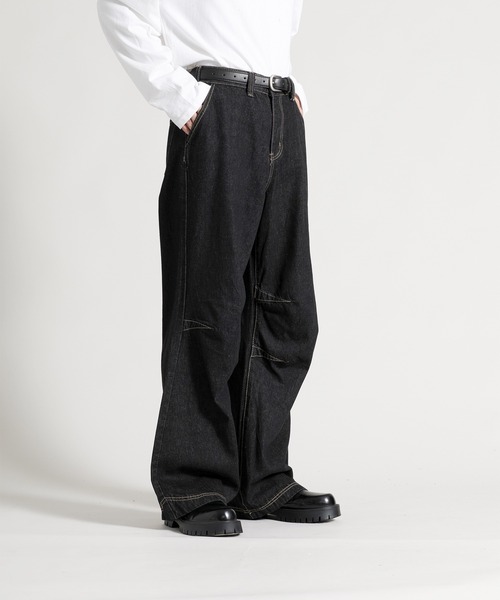 aimoha（アイモハ）の「【aimoha neo】 Retro Chic Bootcut Denim（デニムパンツ・メンズ・ブラック・MEDIUM/LARGE/X-LARGE）」の20枚目の写真
