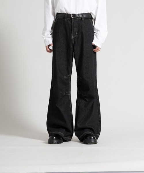 aimoha（アイモハ）の「【aimoha neo】 Retro Chic Bootcut Denim（デニムパンツ・メンズ・ブラック・MEDIUM/LARGE/X-LARGE）」の22枚目の写真