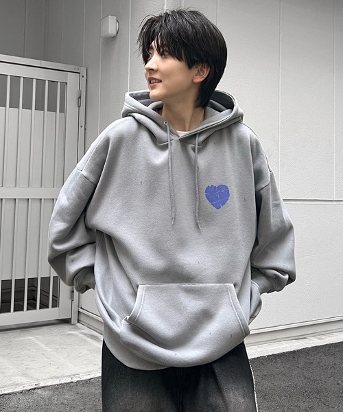 24AW ハートロゴ / スプレーハート / 箔プリント / フォト