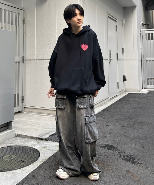 韓国 ストリート フラワー バックロゴ ジャケット アウター 韓国 ストリート フラワー バックロゴ ジャケット アウター