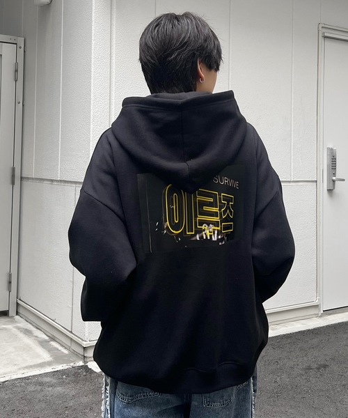 ILL'S(イルズ)の「ハートロゴ / スプレーハート / 箔プリント / フォトプリント 韓国ストリート アソートプリントパーカー ビッグフーディー ユニセックス【ILL'S】(パーカー・メンズ・ブラック系その他3/ブラック系その他/杢グレー/グレー系その他2/グレー系3/ブラック系その他2/グレー系その他/ブラック・L/M)」の20枚目の写真