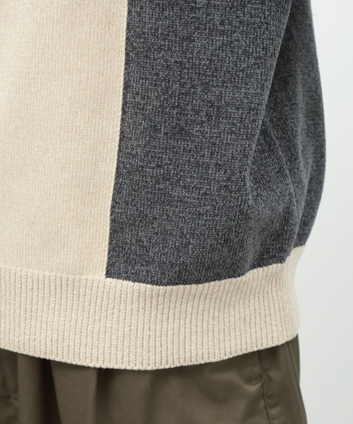 セール】ソフトモール切替プルオーバー / 116741（ニット/セーター