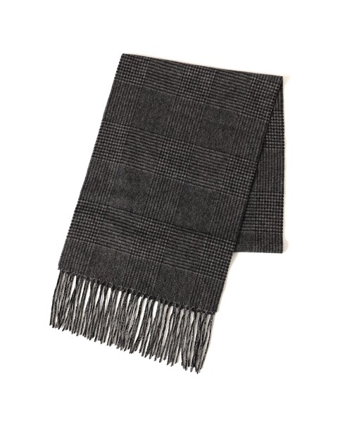【セール】カシミヤ グレンチェック マフラー（マフラー）｜BEAMS HEART（ビームスハート）