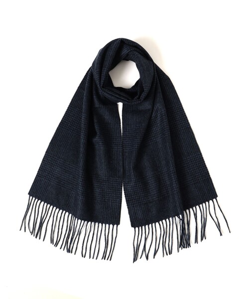 【セール】カシミヤ グレンチェック マフラー（マフラー）｜BEAMS HEART（ビームスハート）