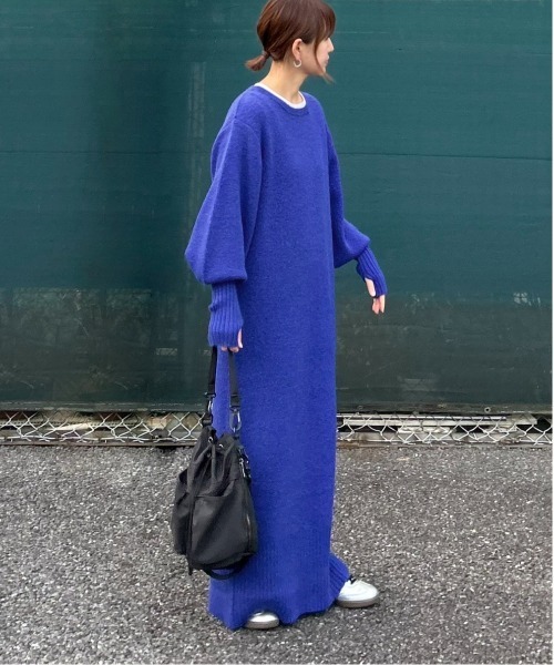 notch.（ノッチ）の「【 notch. by KR 】ボリュームスリーブニットワンピース（ワンピース・レディース・ブラック/グレー/ブルー/ベージュ・M/TM）」の18枚目の写真