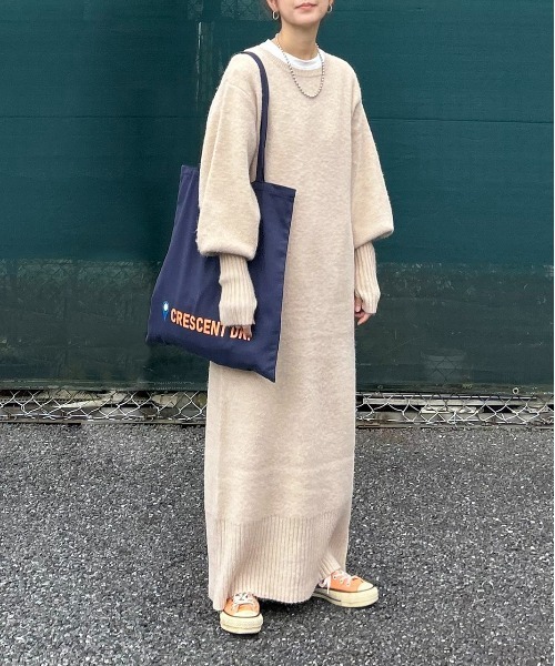 notch.（ノッチ）の「【 notch. by KR 】ボリュームスリーブニットワンピース（ワンピース・レディース・ブラック/グレー/ブルー/ベージュ・M/TM）」の11枚目の写真