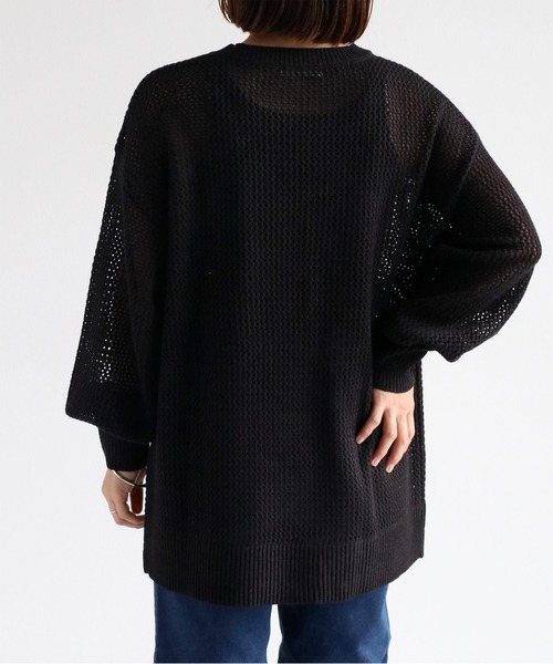 cepo(セポ)の「透かし編み・刺繍ロゴニットプルオーバー(ニット/セーター・レディース・ブラック系その他/ホワイト系その他・M)」の17枚目の写真