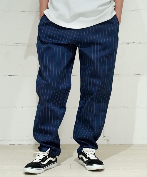 COOKMAN(クックマン)の「Cookman クックマン シェフパンツ イージーパンツ Pin Stripe Navy(その他パンツ・メンズ・ネイビー・MEDIUM/LARGE)」の1枚目の写真