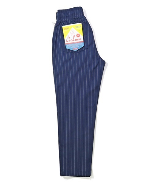 COOKMAN(クックマン)の「Cookman クックマン シェフパンツ イージーパンツ Pin Stripe Navy(その他パンツ・メンズ・ネイビー・MEDIUM/LARGE)」の2枚目の写真