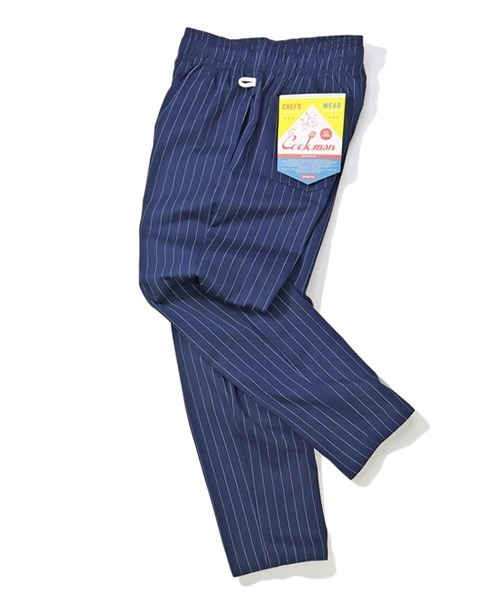 COOKMAN(クックマン)の「Cookman クックマン シェフパンツ イージーパンツ Pin Stripe Navy(その他パンツ・メンズ・ネイビー・MEDIUM/LARGE)」の3枚目の写真