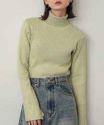 SENSE OF PLACE by URBAN RESEARCH | フレアスリーブリブタートルセーター(ニット/セーター)