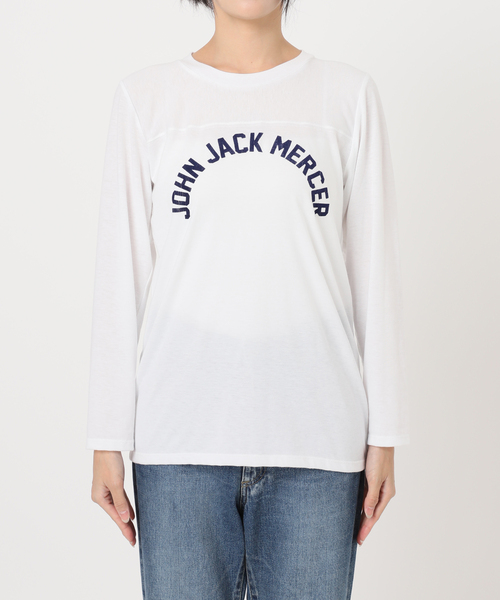 plage(プラージュ)の「J.J.Mercer / ジェイジェイマーサー 別注 FOOTBALL Tシャツ(Tシャツ/カットソー・レディース・ホワイト系その他/ホワイト×ホワイト・FREE)」の18枚目の写真