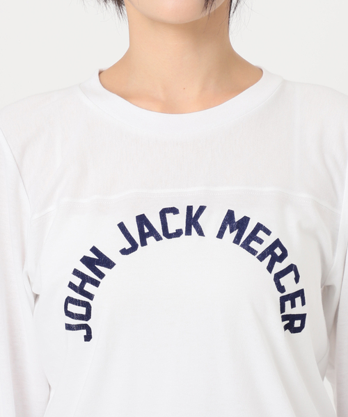 plage(プラージュ)の「J.J.Mercer / ジェイジェイマーサー 別注 FOOTBALL Tシャツ(Tシャツ/カットソー・レディース・ホワイト系その他/ホワイト×ホワイト・FREE)」の21枚目の写真