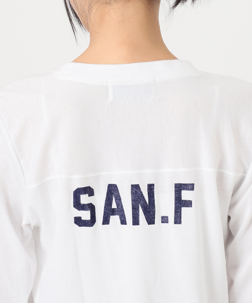 plage(プラージュ)の「J.J.Mercer / ジェイジェイマーサー 別注 FOOTBALL Tシャツ(Tシャツ/カットソー・レディース・ホワイト系その他/ホワイト×ホワイト・FREE)」の22枚目の写真