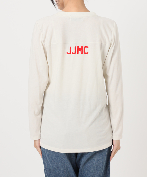 plage J.J. Mercer 長袖Tシャツ ホワイト plage（プラージュ） tシャツ J.J.Mercer / ジェイジェイマーサー 別注