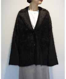 ジャケット・アウター CLANE ANGOLA TAILORED KNIT JACKET CLANE - アンゴラ テーラードジャケット - ANGOLA TAILORED KNIT