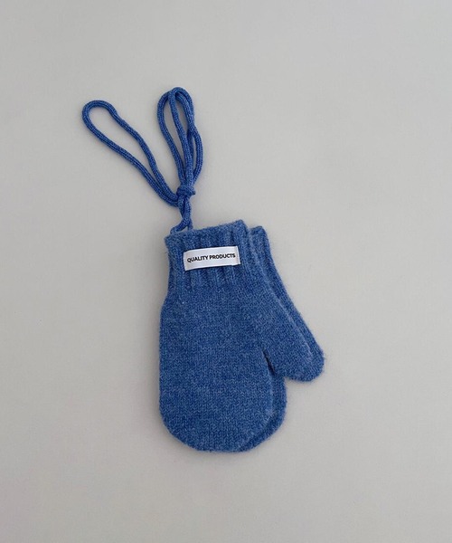 aimoha(アイモハ)の「【aimoha-KIDS-】ニット編み手袋(手袋・キッズ・ホワイト/オフホワイト/ブラック/グレー/チョコ/グリーン/ブルー/パープル/ピンク/レッド・FREE)」の7枚目の写真