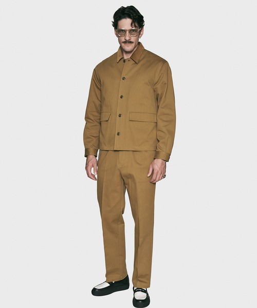 セール】CHINO BLOUSON CORDUROY COLLAR JACKET / チノブルゾン