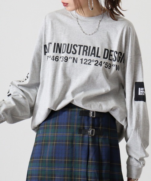 FUNALIVE(ファンアライブ)の「ANTINDUSTRIAL DESIGNヘビーウエイトワイドシルエットロングスリーブTシャツ(Tシャツ/カットソー・メンズ・ホワイト系その他2/杢グレー/グレー/ブラック/ブラック系その他2/モカ/ホワイト/ホワイト系その他3/ブラック系3・L/LL/M)」の8枚目の写真