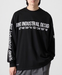 ANTINDUSTRIAL DESIGNヘビーウエイトワイドシルエットロングスリーブTシャツ