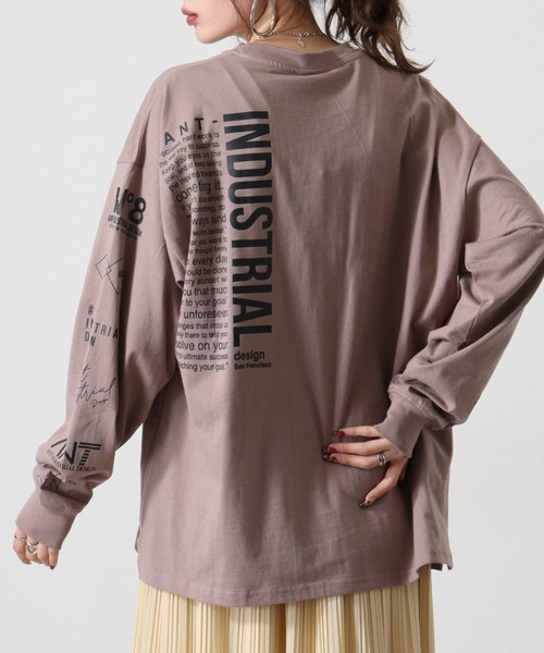 FUNALIVE(ファンアライブ)の「ANTINDUSTRIAL DESIGNヘビーウエイトワイドシルエットロングスリーブTシャツ(Tシャツ/カットソー・メンズ・ホワイト系その他2/杢グレー/グレー/ブラック/ブラック系その他2/モカ/ホワイト/ホワイト系その他3/ブラック系3・L/LL/M)」の9枚目の写真