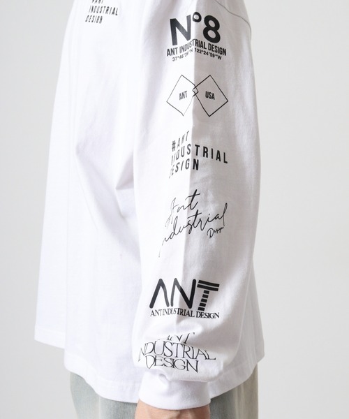 FUNALIVE(ファンアライブ)の「ANTINDUSTRIAL DESIGNヘビーウエイトワイドシルエットロングスリーブTシャツ(Tシャツ/カットソー・メンズ・ホワイト系その他2/杢グレー/グレー/ブラック/ブラック系その他2/モカ/ホワイト/ホワイト系その他3/ブラック系3・L/LL/M)」の16枚目の写真