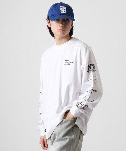 FUNALIVE(ファンアライブ)の「ANTINDUSTRIAL DESIGNヘビーウエイトワイドシルエットロングスリーブTシャツ(Tシャツ/カットソー・メンズ・ホワイト系その他2/杢グレー/グレー/ブラック/ブラック系その他2/モカ/ホワイト/ホワイト系その他3/ブラック系3・L/LL/M)」の10枚目の写真
