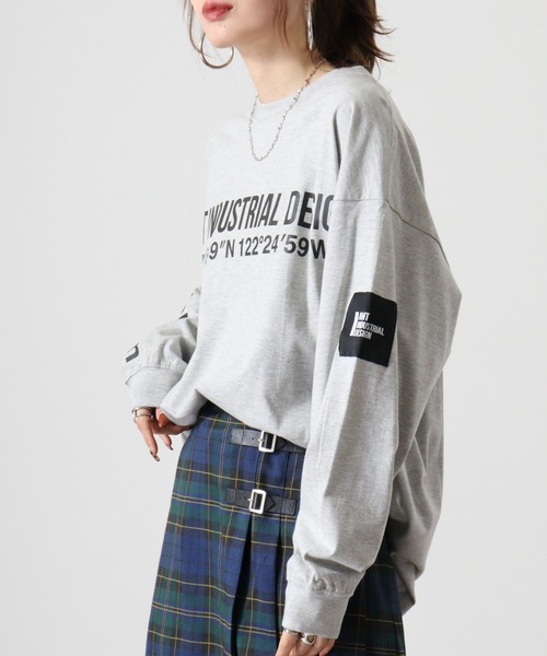 FUNALIVE(ファンアライブ)の「ANTINDUSTRIAL DESIGNヘビーウエイトワイドシルエットロングスリーブTシャツ(Tシャツ/カットソー・メンズ・ホワイト系その他2/杢グレー/グレー/ブラック/ブラック系その他2/モカ/ホワイト/ホワイト系その他3/ブラック系3・L/LL/M)」の19枚目の写真